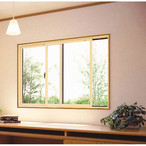 二重窓 2枚建引違い 単板ガラス インプラス 3019 巾2001-3000mm 高さ1401-1900mm